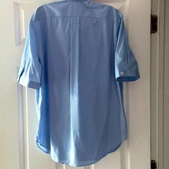 ALEXANDER MCQUEEN SHIRT BLUE SIZE 16.5/ 41…BRAND NEW